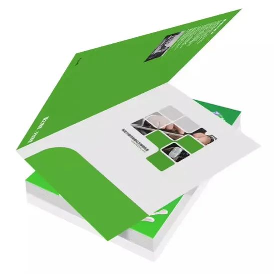 Customize Printing A4 A5 Paper Presentation File Folders Custom Logo Business File Folders with Pockets - Image 1