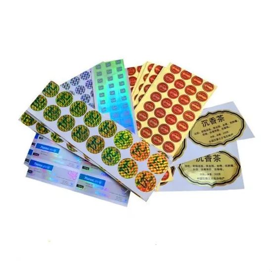Holographic Security 2D/3D Packaging Labels Colorful Printing Hologram Sticker - Image 3