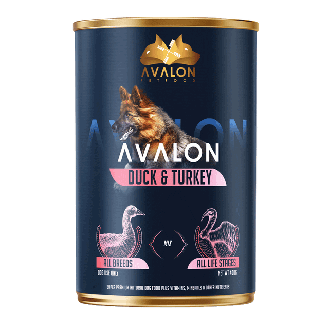 Avalon Duck & Turkey - Dog Food We Weight (kg) 410 g Flavor Duck & Turkey Brand Name Avalon - Image 1