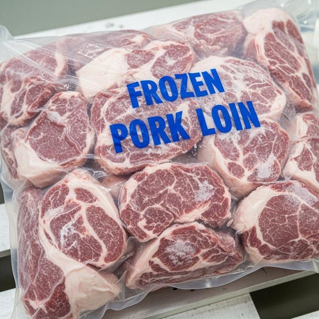 Frozen Pork Loin Carefully Frozen Meat Portion Maintaining Natural Texture For International Distribution - Image 5