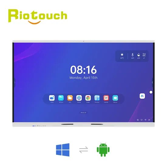 98 Inch Electronic Whiteboard for Conferences with High Precision Writing and Android - Image 6