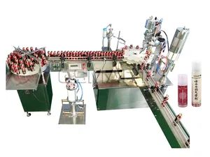 Automatic Aerosol Insecticide Filling Capping Production Line - Image 1