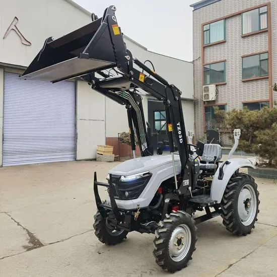 30HP 35HP 4WD Wheel Small Agricultural Tractor Machine with Front End Loader - Image 1