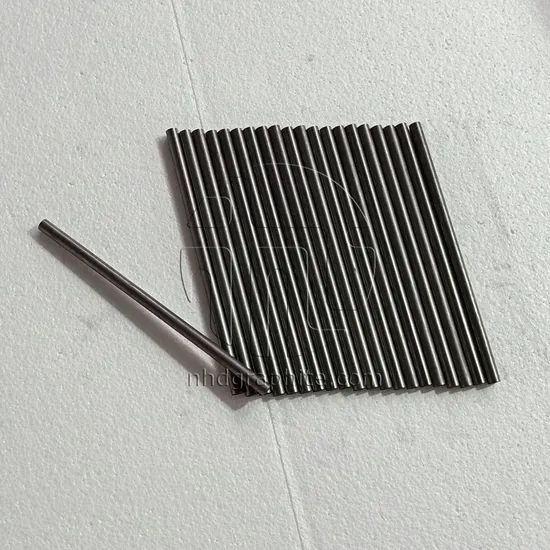 Graphite Rod for Smelting Stirring Aluminum Refining Grade HP Origin China Model NO. NX82 Type Graphite Rod HS Code 3801909000 - Image 3