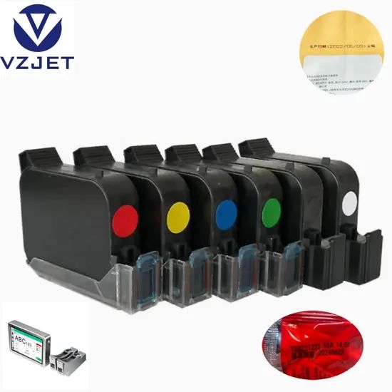Eco Solvent Based Black Color 0.5 Inch Tij Inkjet Printer Ink Cartridges - Image 1