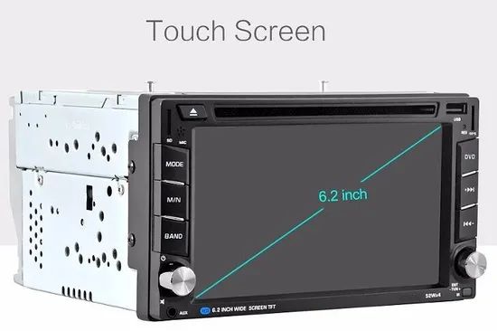 2 DIN Universal Car DVD Player with 6.2 Inch Screen GPS Navigation System - Image 3