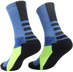 Xianghui Running Breathable Compression Custom Logo Terry Sport Crew Socks for Men - Image 6