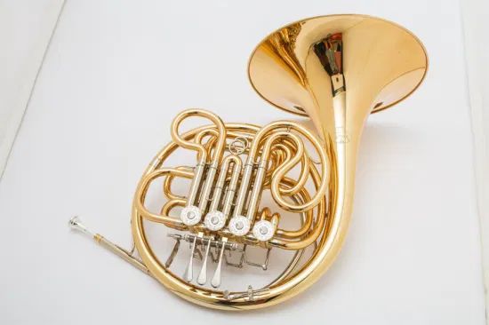 Good Double French Horn Handmade Good Sound Origin China Trademark Forest HS Code 9205100090 Model NO. LKFH-5011 Specification - Image 1