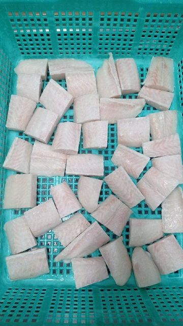 Frozen pangasius cube, portion (basa, cream dory, sutchi, ikan patin) - Image 1