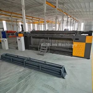 High Speed CNC Gabion Mesh Weaving Machine in Stock Weight 16t Origin China Warranty 1 Year HS Code 8463300000 Trademark WELD LINK - Image 1