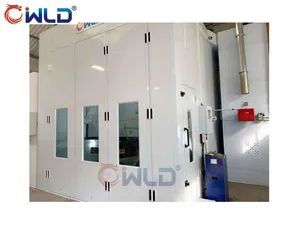 Wld Car Paint Booth with Builtl-in Ramp Auto Spray Booth with Inside Ramp Painting Booth with Ramp in Inside Painting Cabin Painting Room/ Cabin/Oven CE - Image 3