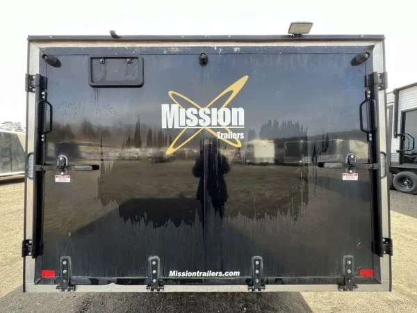 Enclosed Trailers 2021 Mission Trailers 101×12 Aluminum 2-Place Crossover/Hybrid w/Blackout PKG - Image 3