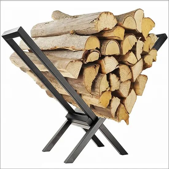 Custom Fireplace Accessories Heavy Duty Fireplace Tool Sets Metal Firewood Storage Rack Bracket - Image 3