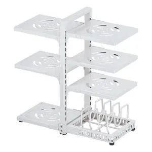 Kitchen 304 Stainless Steel Pot Rack Multi Layer Kitchen Supplies Appliances Storage - Image 5