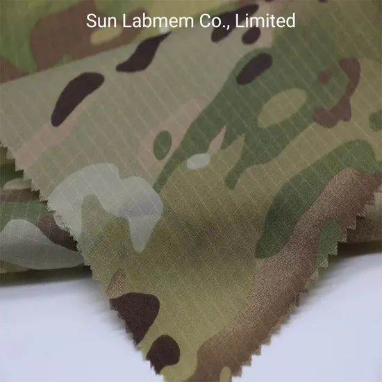 Camouflage Printed Nylon Ripstop Fabric - Image 5