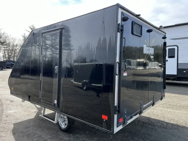 Enclosed Trailers 2021 Mission Trailers 101×12 Aluminum 2-Place Crossover/Hybrid w/Blackout PKG - Image 2