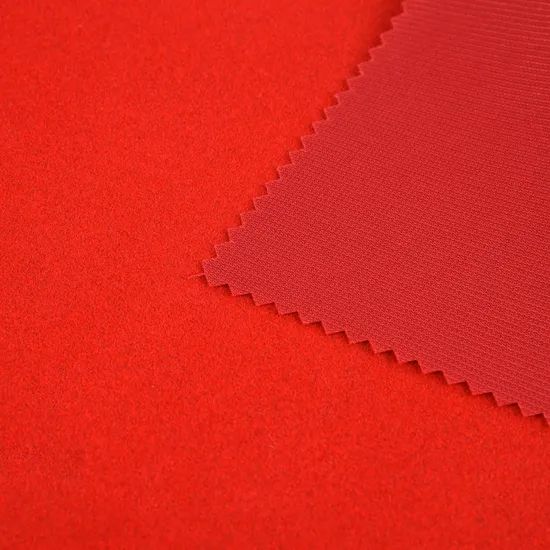 100% Polyester Tricot Flock Fabric 150-180GSM Plain GOAT Short Fiber 25-30M Roll MOQ1000 25-30D - Image 3