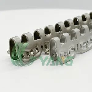 UYANG Butterfly Belt Fastener Silver 1Y MOQ100 15D Color Silver Origin China HS Code 7326909000 Transport Package Boxes Head Type Belt Fastener - Image 6