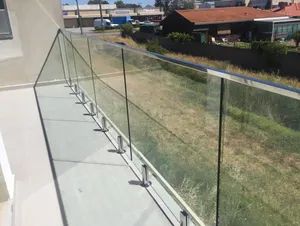 Customized Glass Railing Safety Glass Balustrade Swimming Pool Fence - Image 2