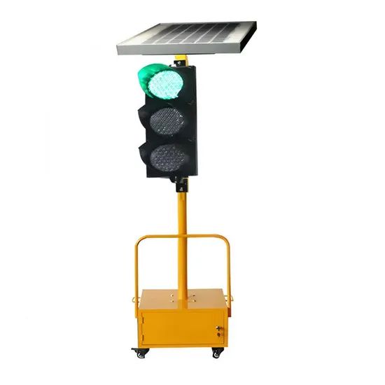 Factory Direct Sales Urban and Rural Waterproof Grade IP66 120lm Solar Powered Temporary Traffic Signal Lights - Image 3