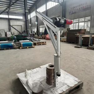 Efficient Mini Crane on Truck for Quick City Operations Origin China Type Folding Colour Silver Condition New Self Weight 40kg - Image 2