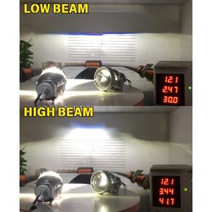 Factory Wholesale 2.5inch Bi-LED Projector Lens Car Headlight Kit Bulb for Auto Parts - Image 3