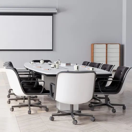 Modern Office Furniture Conference Table Design Modular Staff Office Workstations - Image 2