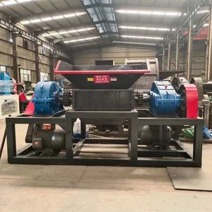 Double Shaft Metal Shredder Machine Small Waste Recycling Shredder - Image 1