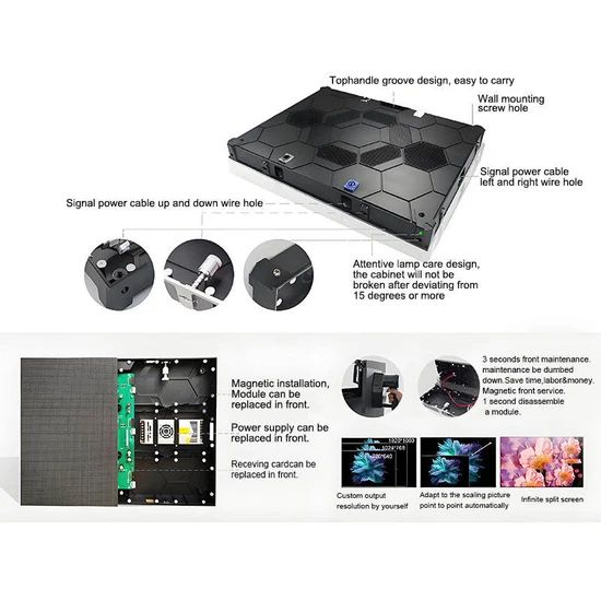 High-Quality P2.5 Indoor Flexible LED Display Panel for Video Walls - Image 3