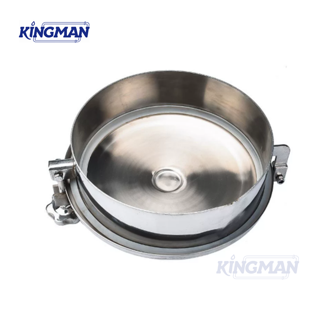 Stainless Steel Sanitary Manhole Cover – Round/Oval/Square, Atmospheric/Pressure, with/without Sight Glass - Image 3
