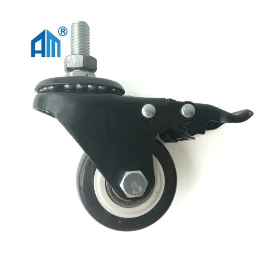 Caster with Good Quality Wheels with Brake PVC Material Industrial Caster Wheels - Image 5
