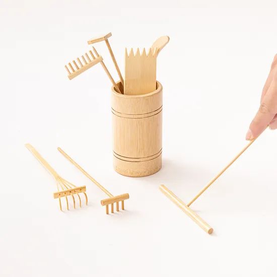 Bamboo and Wood Rakes and Sand Rakes - Image 5