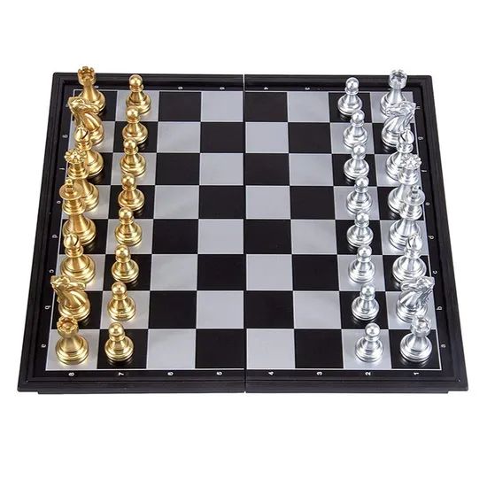 Custom Design Hand Made Deluxe V Chess Games Chessboard Plastic Chess Set Board - Image 4