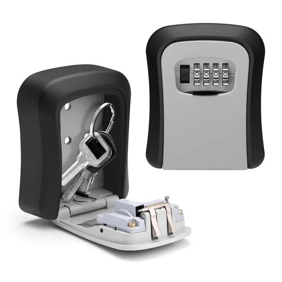 Wall Mounted Car Key Safe Security Key Lock Box Home Storage Key Lock Box for Outdoor Key Box Safes - Image 1