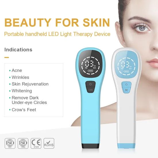 Skin Tightening and Wrinkle Removal LED Red and Blue Beauty Machine - Image 6