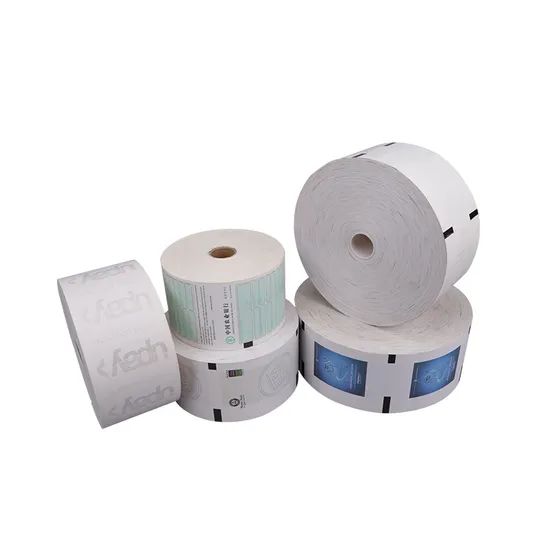 Bank Slip ATM Roll Coated Thermal Paper Layer 1 Origin China Trademark Huqiu HS Code 48169010 Specification 80mm Brightness - Image 5
