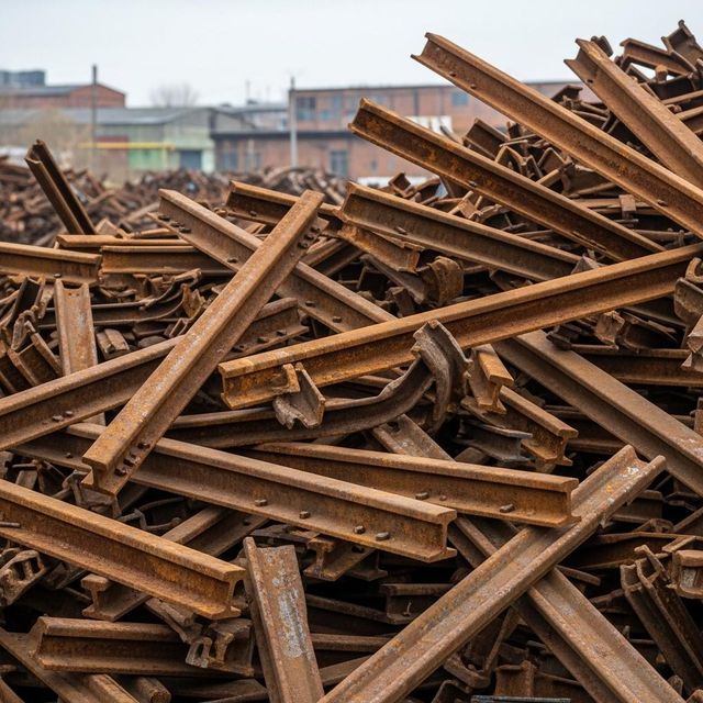High Quality Used Rail Scraps Clean And Segregated Used Rail Scraps Packed For Efficient Export Operations Worldwide - Image 1