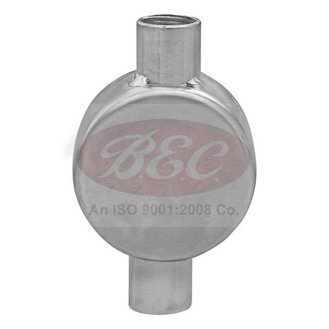 BEC Mild Steel Electrical Conduit Galvanised Junction Box, IP44 - Image 1