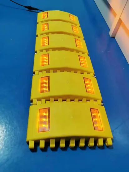Led Bump Temporary Road Safety LED Speed Bump Rollable LED-Integrated Traffic ...