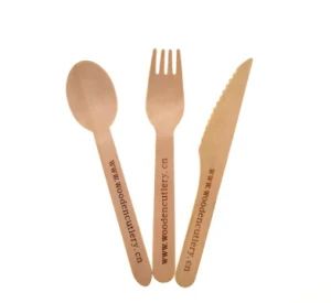 Eco Friendly Wooden Biodegradable Compostable Disposable Tableware - Image 1