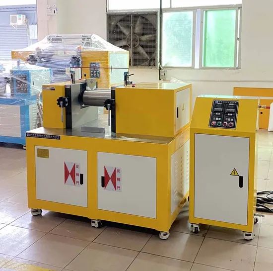 6 Inch Lab Rubber Two Roll Mill Open Rubber Mixing Machine Origin China Condition New Trademark Xihua Model NO. - Image 2