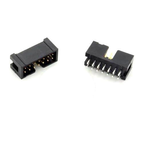 14 Pin IDC Male Header Connector PC Mount Number of Pins 14 Type IDC Male Header IDC Sockets/Plugs 0.1" Material Zinc - Image 2
