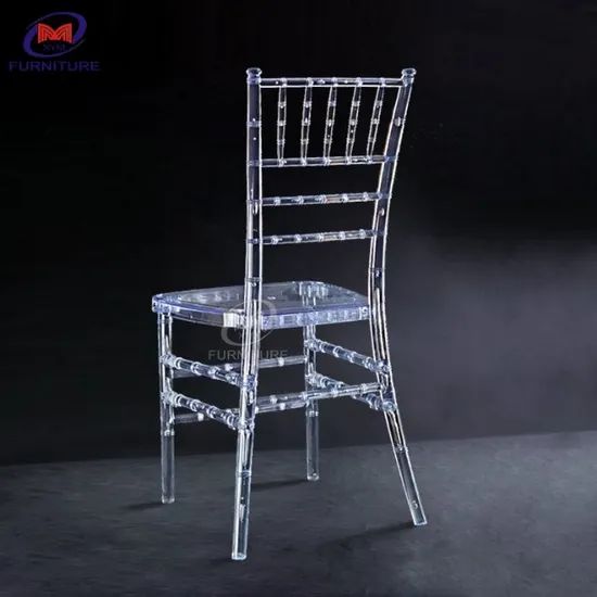 Stackable Disassembly Wedding Chairs Net Modern Style Transparent Acrylic Resin Hotel Chairs - Image 3
