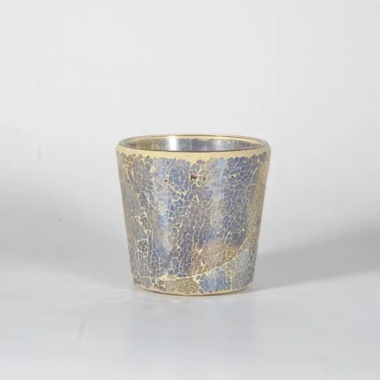 for Sale Handmade Mosaic Glass Table Vase - Image 2