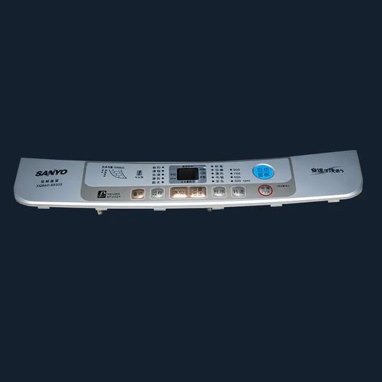 Chemical Proof Plastic Injection Molding Part Washing Machine Operating Control Panel - Image 3