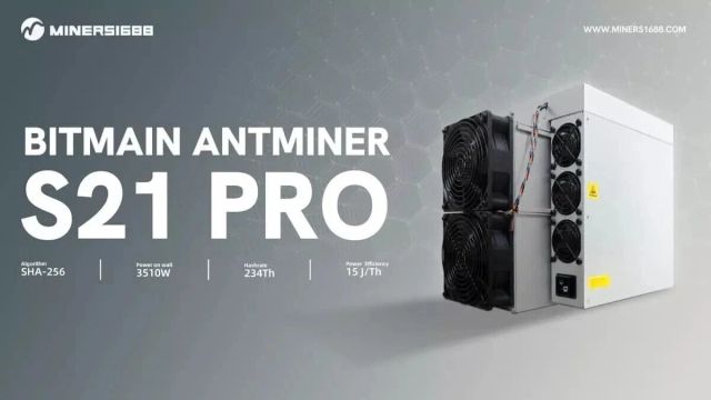 US New Bitmain Antminer S21 Pro 234T 3510W Bitcoin BTC ASIC Miner Ready Stock - Image 4