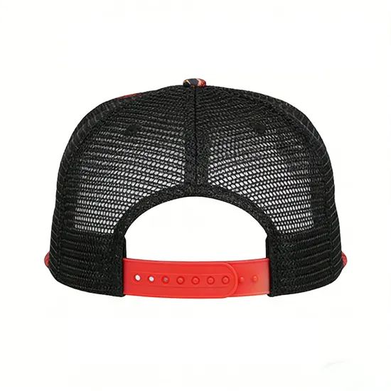 Custom High-Quality 6 Panel Mesh Snapback Trucker Hat for Men - Image 4