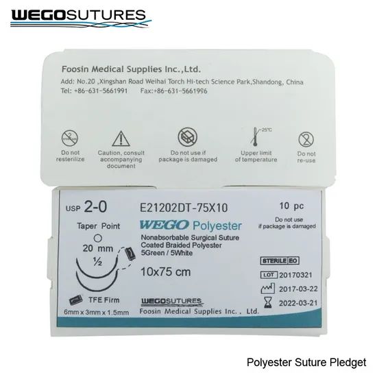 Cassette Surgical Sutures for Veterinary Use HS Code 3006100000 Model NO. POLYESTER Trademark wegosutures Application - Image 4