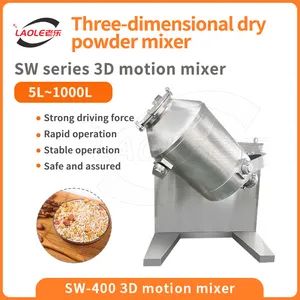 Sw-400 Three Dimensional Blender Rotating Drum Powder Moving Mixer Machine - Image 3