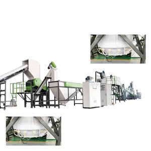 Plastic Waste Bottle Washing Line Crushing Drying Recyclable Plastic Containers Machine - Image 1